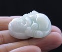 100% A Grade Chinese Jadeite Buddha Old Jade Penda