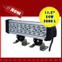 11.5" 54W 3600 Lumen LED Light Bar OFFROAD JEEP AT