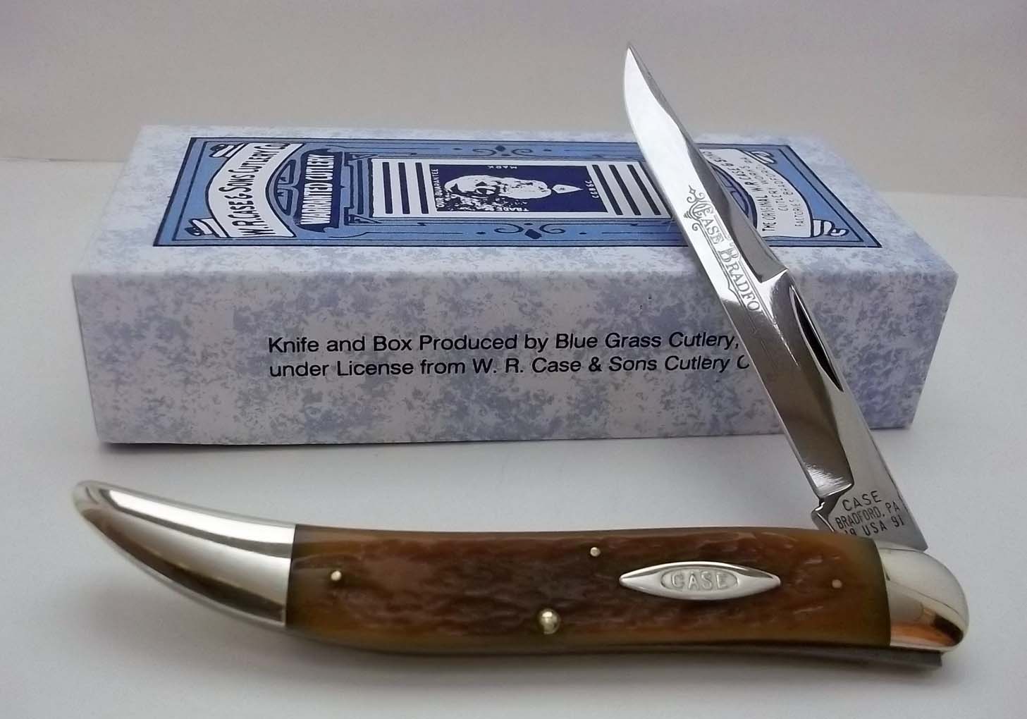 CASE CLASSIC BRADFORD, PA 1991 61098 SAB Large Toothpick Knife, Cathy