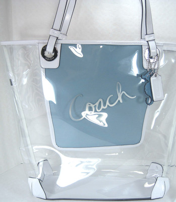 coach vinyl bag