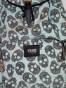 Victoria's Secret Pink Mint Green Skull Design Bac