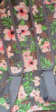 Victoria's Secret Pink Tropical Hibiscus Flower Ba