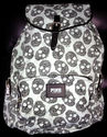 Victoria's Secret Pink Mint Green Skull Design Bac