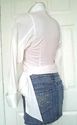 $138 BCBG MAX AZRIA XXS White Stretchy Long Sleeve