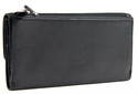 $218 Coach Alexandra F46148 Black Leather Slim Env