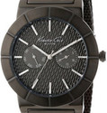 $185 Kenneth Cole KC9227 Chronograph Slim Gun Meta