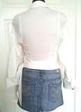 $138 BCBG MAX AZRIA XXS White Stretchy Long Sleeve