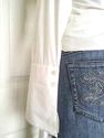 $138 BCBG MAX AZRIA XXS White Stretchy Long Sleeve