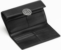 $218 Coach Alexandra F46148 Black Leather Slim Env