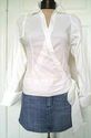 $138 BCBG MAX AZRIA XXS White Stretchy Long Sleeve