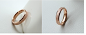 1 Pair Of 18K Gold Plated Matte Ring (FREE SHIPPIN