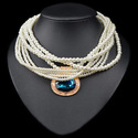 Chunky Multilayer White Pearl Necklace (FREE SHIPP