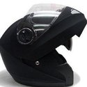 MODULAR FLIP UP MATTE BLACK HELMET DROP SUNVISOR Q