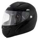 MODULAR FLIP UP MATTE BLACK HELMET DROP SUNVISOR Q