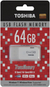 Toshiba USB Flash Drive 64GB - White