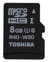 8GB Toshiba Premiugate Micro SDHC UHS-I Card (Clas