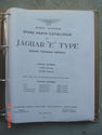 Jaguar E Type Grand Touring Model Spare Parts Cata