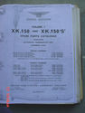 Jaguar MK150 150S Models Original Spare Parts Cata