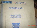 Triumph Spitfire Mk3 Original Sports Car Spare Pts