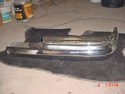 Mercedes 1961-68 Coupe Conv. R Rear Bumper w/Brack