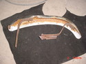 Mercedes 300 1953 Sedan LF Bumper End Blade w/Brac