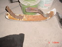 Mercedes 300 1953 Sedan LF Bumper End Blade w/Brac