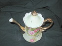 Lefton China Green Heritage Coffee / Chocolate Pot