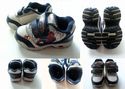 Toddler Boy's Velcro Spiderman Sneakers sz 7 &  Bl