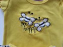 3 Piece Duck Duck Goose Yellow Bumble Bee "Bee Hap