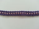 Handmade Purple/Pink Glass Beaded Bracelet/Anklet 