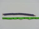 Handmade Purple/Green Glass Beaded Bracelet/Anklet