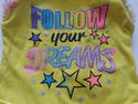 2 Piece Real Love Yellow/Pink "Follow Your Dreams"