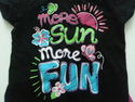 2 Piece Garanimals Black/Pink "More Sun More Fun" 