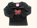 2 Pc French Toast/Children's Place Black/Red Bow D