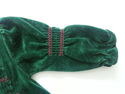 Le Top Green Velour Christmas Holiday Dress  sz 12