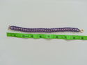 Handmade Purple/Pink Glass Beaded Bracelet/Anklet 