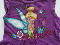 2 Piece Disney/Faded Glory Purple Tinkerbell "Beli