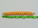 Beautiful!!! Handmade Yellow/Orange Glass Beaded B