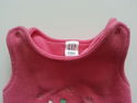 2 Piece Baby Gap Pink/Navy Blue/White "Snow Bunny"