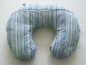 Boppy Nursing & Infant Support Pillow w/ Blue/Whit