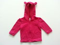 Circo Fuchsia Hooded Zip Up Jacket w/ Ears sz 9 Mo