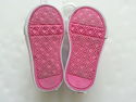 Toddler Girl's Sparkly Pink/Gray Velcro Hello Kitt