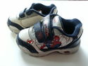 Toddler Boy's Velcro Spiderman Sneakers sz 7 &  Bl