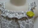 2 Piece Child of Mine Gray/White/Lime Green Outfit