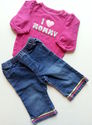 2 Piece Circo/Old Navy "I Love Mommy" Outfit sz 6-