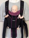 Baby Bjorn Miracle Baby Carrier Black w/ Purple Tr