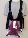 Baby Bjorn Miracle Baby Carrier Black w/ Purple Tr