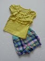 2 Piece Cherokee Yellow/Multi-Color Outfit sz 12 M