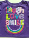 2 Pc Garanimals/Healthtex LS Purple "Laugh, Love, 