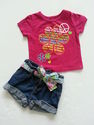 2 Piece Garanimals/OshKosh Fuchsia "Flower Power" 